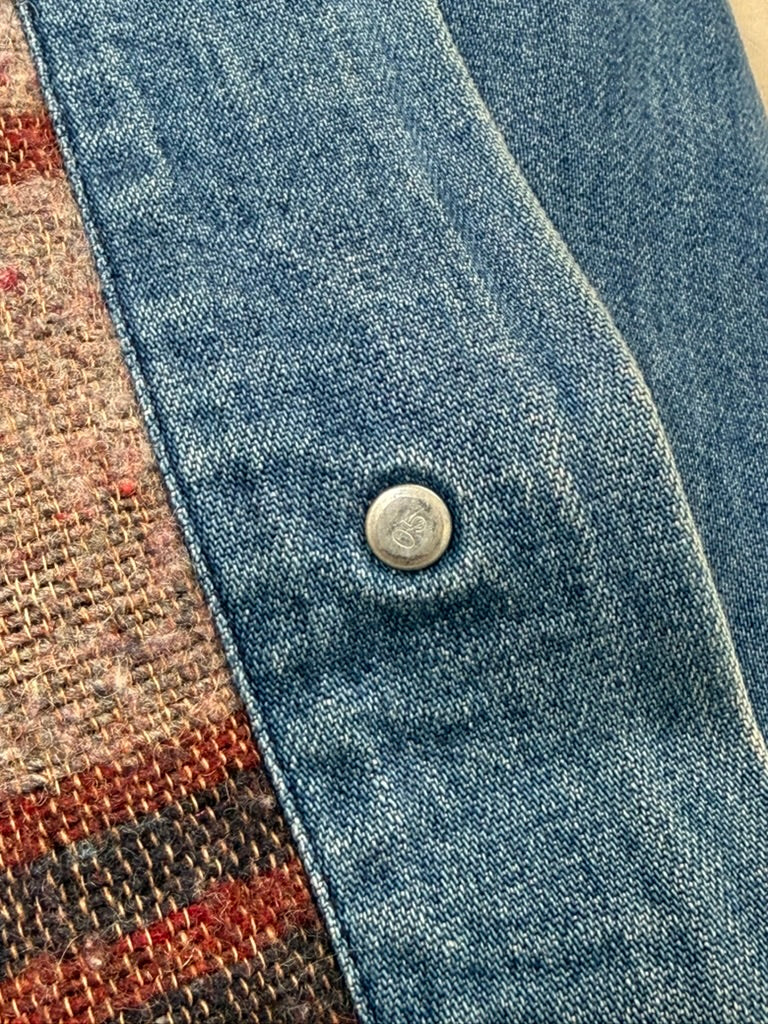1950s–1960s Wrangler Blanket-Lined Denim Chore Jacket [Size 50]