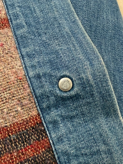 1950s–1960s Wrangler Blanket-Lined Denim Chore Jacket [Size 50]
