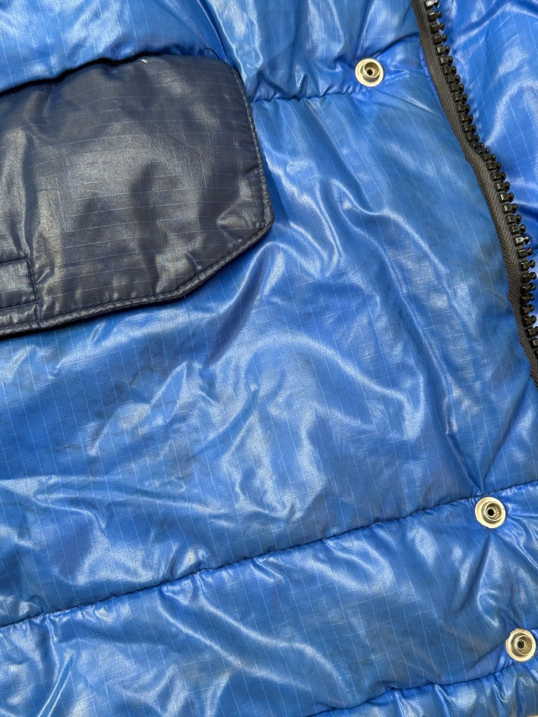 1980s Mountain Equipment Cerro Torre Colour Block Puffer Jacket [M]