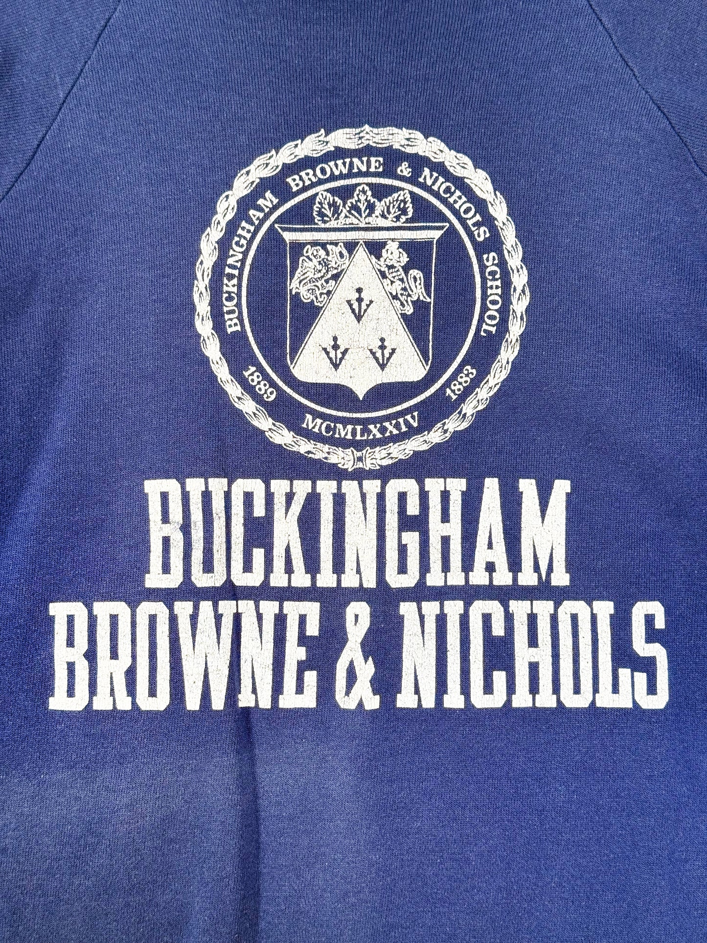 1980s Champion Buckingham Browne & Nichols School Sweatshirt [XL]
