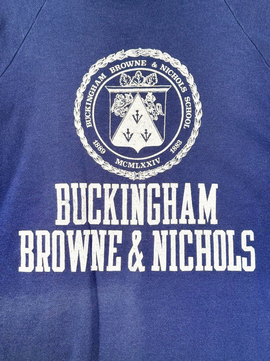 1980s Champion Buckingham Browne & Nichols School Sweatshirt [XL]