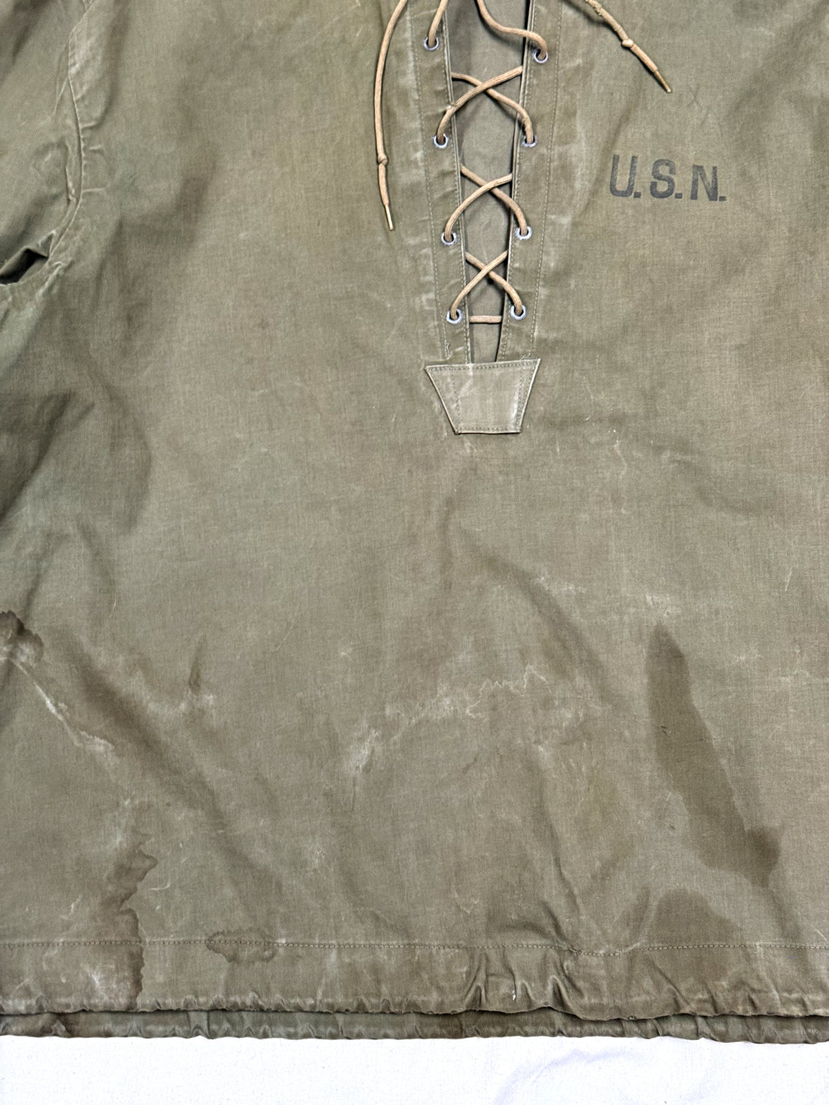 WWII US Navy Foul Weather Smock – Shortened Sleeves [Large]
