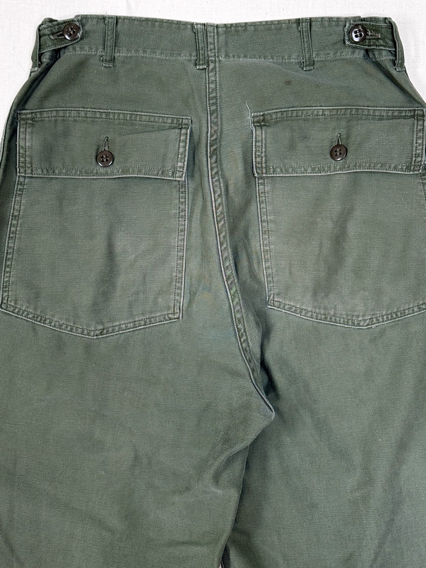1960s US Army OG-107 Cotton Sateen Utility Trousers [M]
