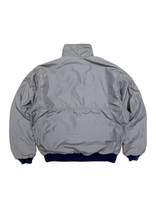 1980s–1990s Patagonia Grey Nylon Fleece Jacket [M]