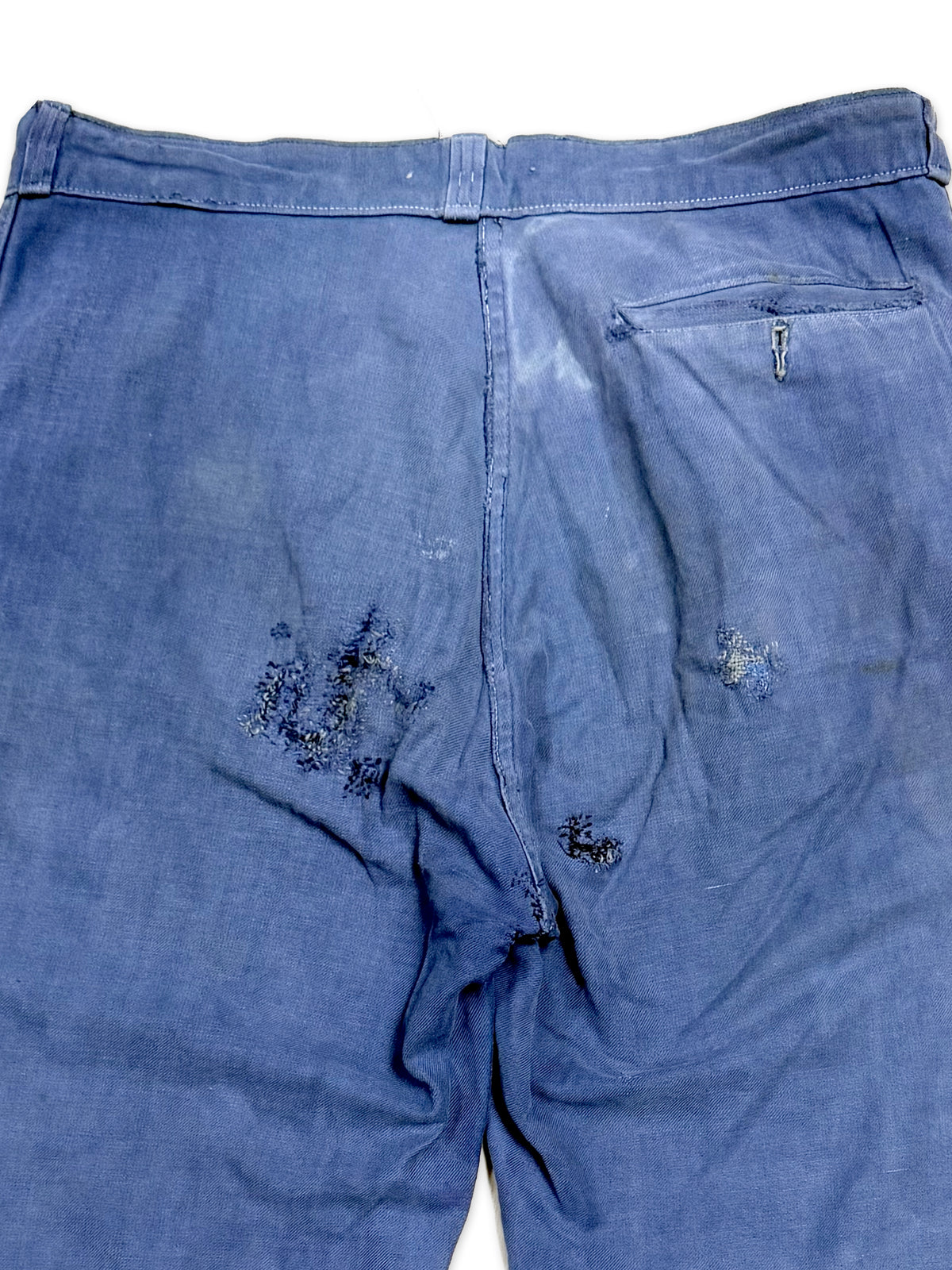 1950s Le Populaire French Cotton Twill Work Trousers [34.6W]