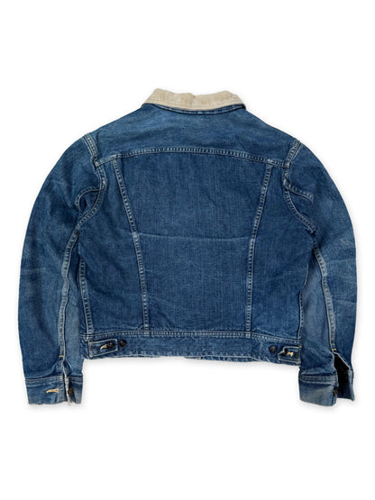 Early 1960s Lee 101-LJ Storm Rider Denim Jacket - Red Liner [42 REG]