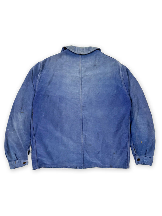 1950s French Moleskin Round Collar Jacket [L]