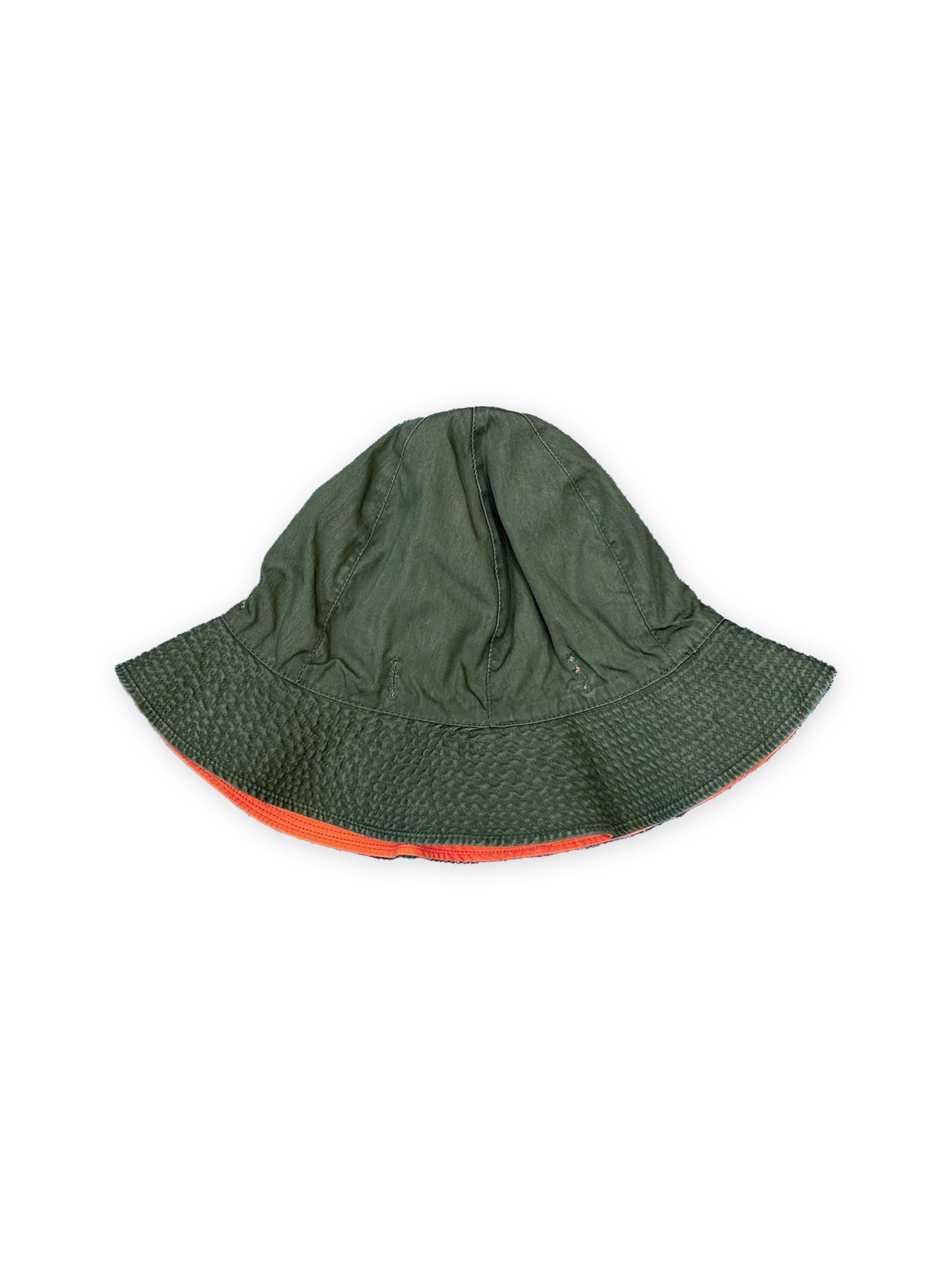 1986 USAF C-1 Reversible Survival Boonie Hat – Orange / Green [Without Strap]