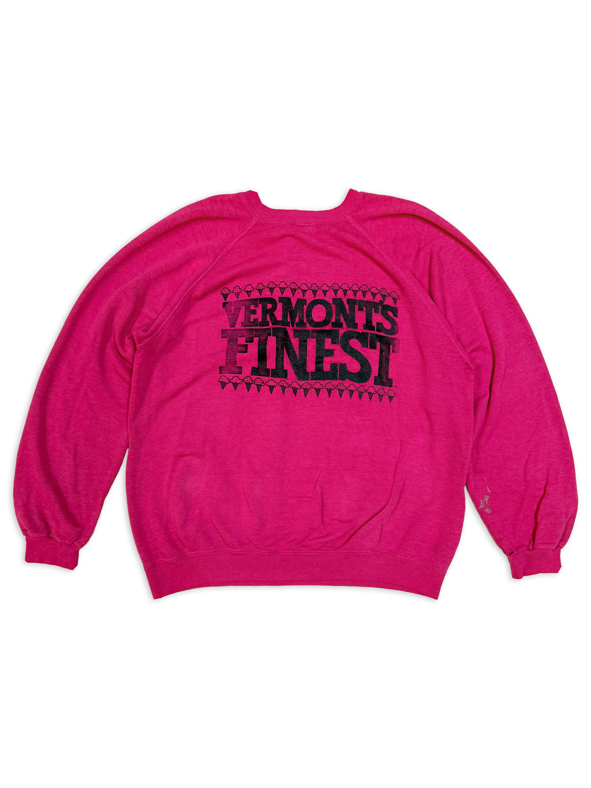 1980s Hanes Ben & Jerry’s “Vermont’s Finest” Sweatshirt – Hot Pink