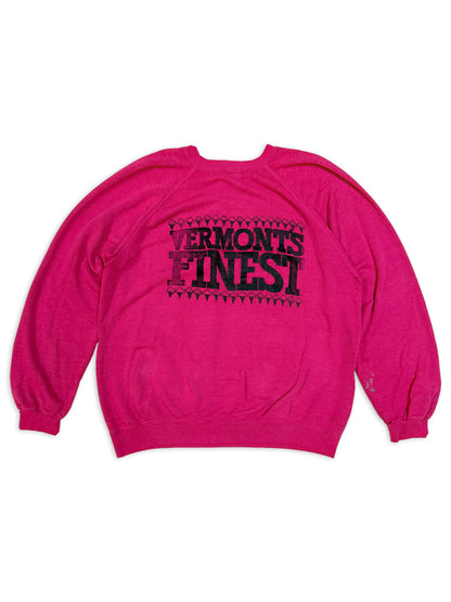 1980s Hanes Ben & Jerry’s “Vermont’s Finest” Sweatshirt – Hot Pink