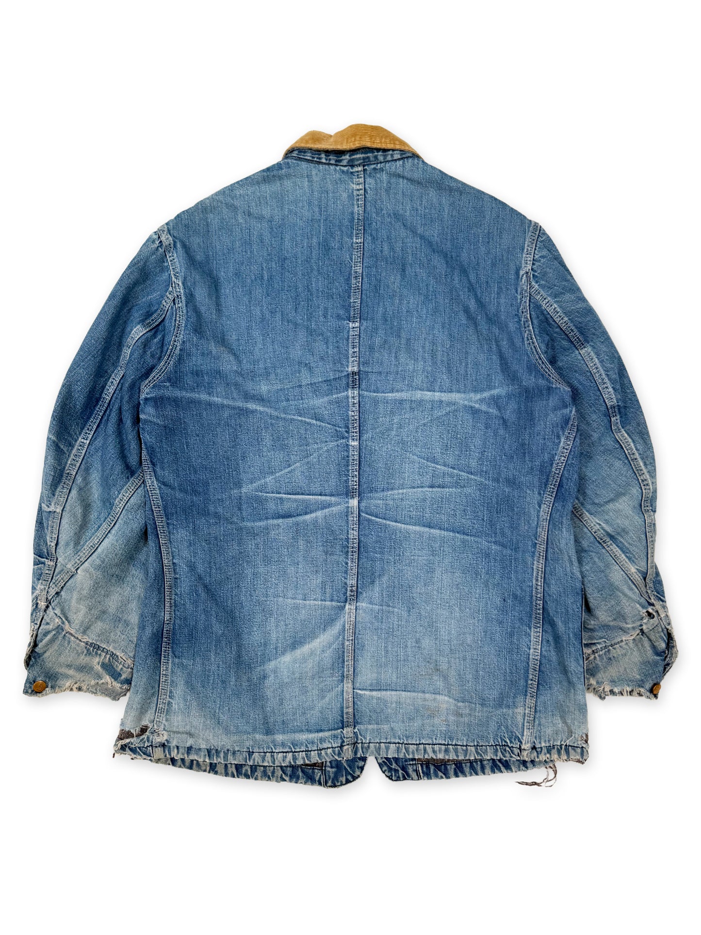 1970s Lee 81-LJ Blanket-Lined Denim Chore Jacket [42 REG]