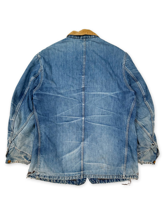 1970s Lee 81-LJ Blanket-Lined Denim Chore Jacket [42 REG]