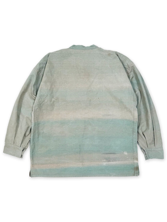 Sun faded Green Canvas Smock