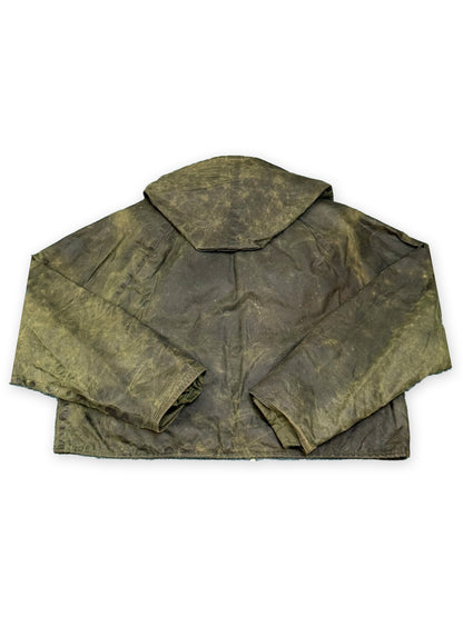 1993 House of Hardy Waxed Wading Jacket with Inflatable Life jacket [XL]