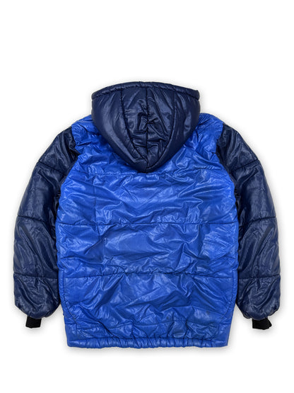 1980s Mountain Equipment Cerro Torre Colour Block Puffer Jacket [M]