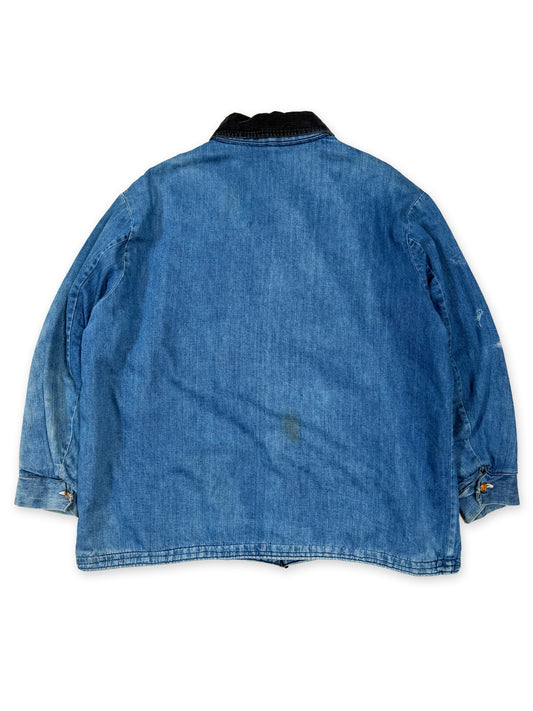 1950s–1960s Wrangler Blanket-Lined Denim Chore Jacket [Size 50]