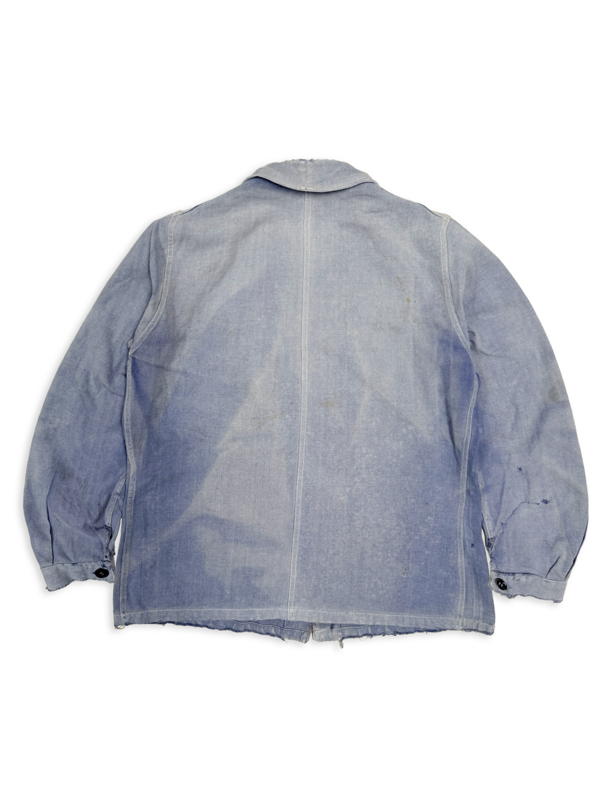 1960s French Marque Bleue Cotton Twill Work Jacket