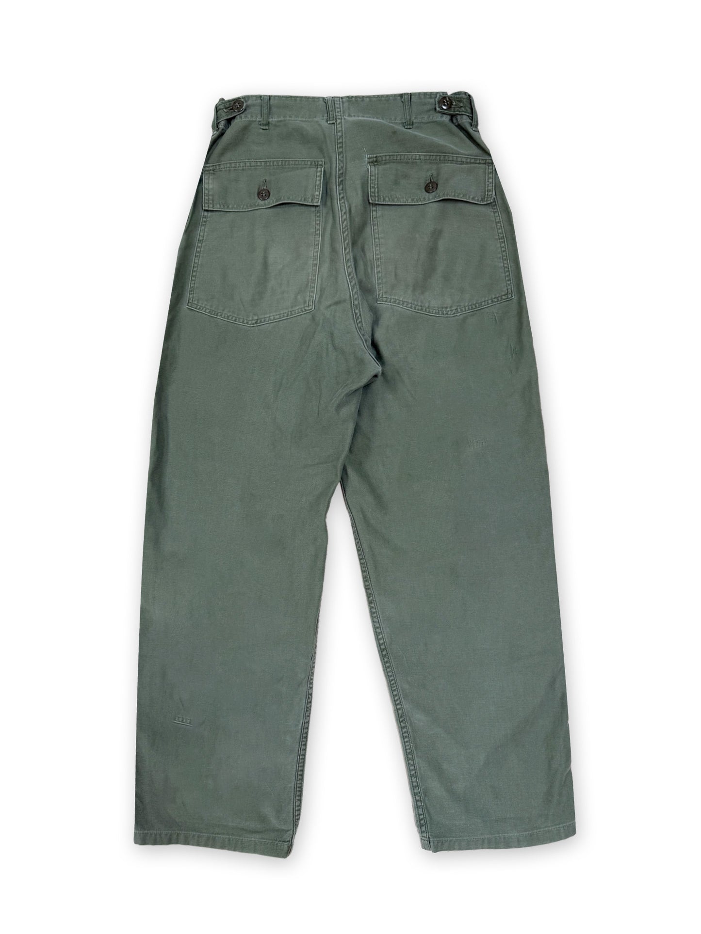 1960s US Army OG-107 Cotton Sateen Utility Trousers [M]