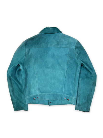 Levi’s Vintage Clothing Teal Suede Type III Trucker Jacket [M]