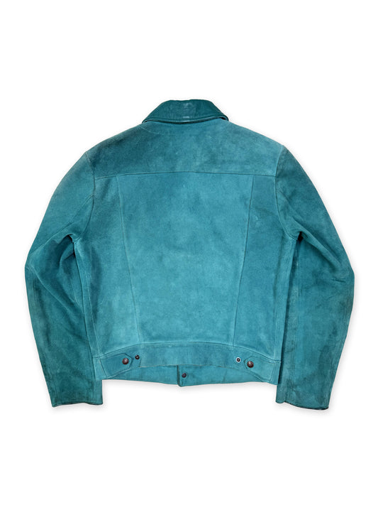 Levi’s Vintage Clothing Teal Suede Type III Trucker Jacket [M]