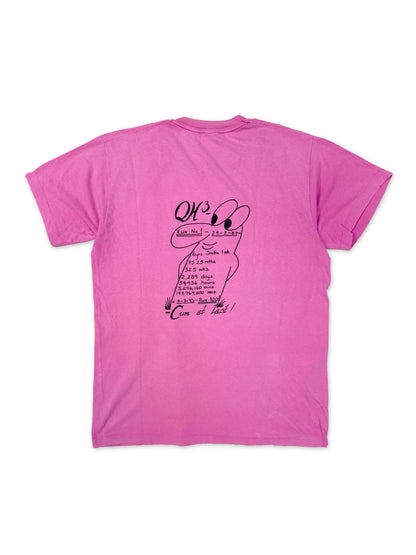 1987 Screen Stars Great Central Railway Run Club T-Shirt – Pink