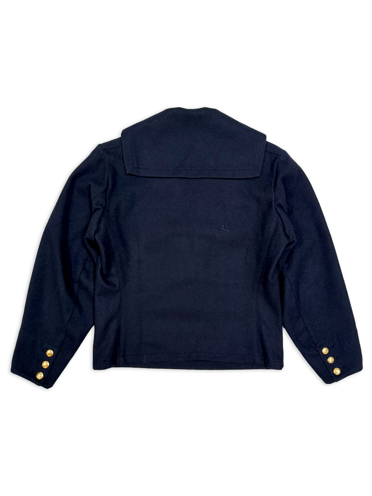 1970s–1980s Swedish Navy Wool Sailor Smock