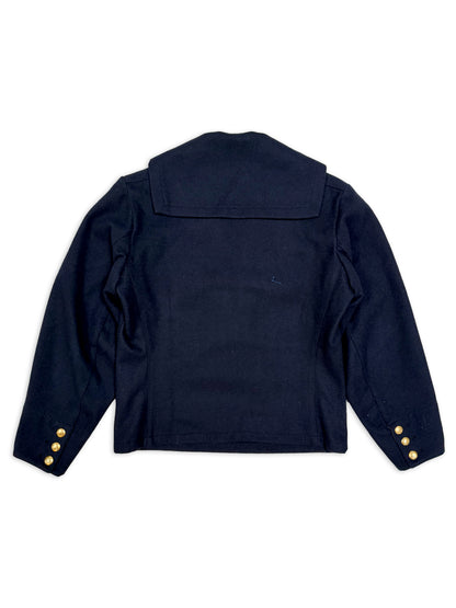1970s–1980s Swedish Navy Wool Sailor Smock