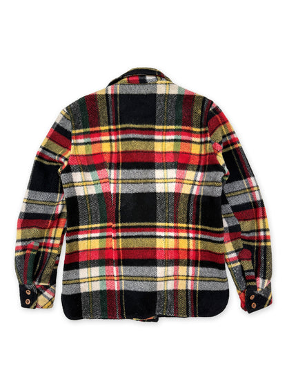 1960s McGregor Heavy Wool Plaid Shirt [Size 50]