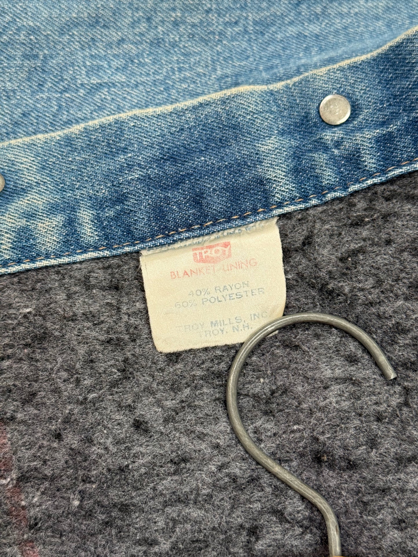 1970s-1980s Levi’s Type III Blanket-Lined Trucker Jacket [42 R]