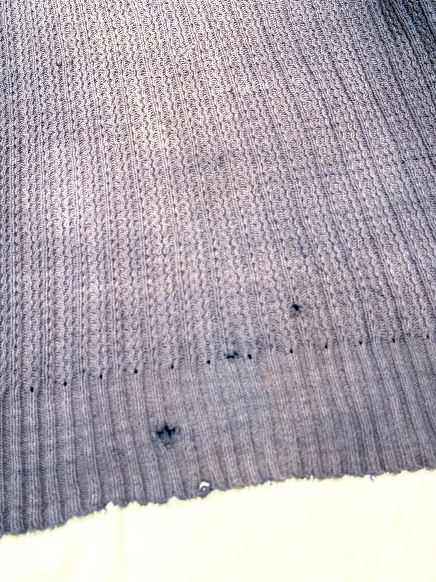 1920s German Handmade Two-Tone Knit Pullover