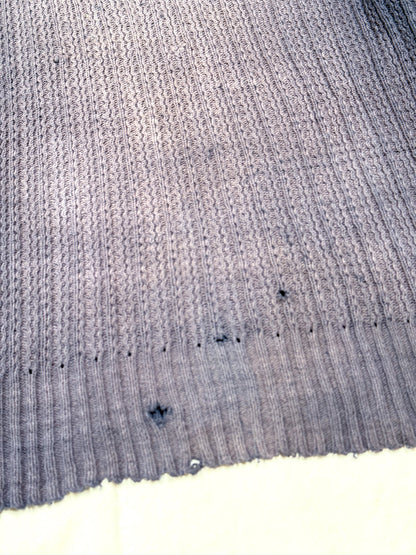 1920s German Handmade Two-Tone Knit Pullover