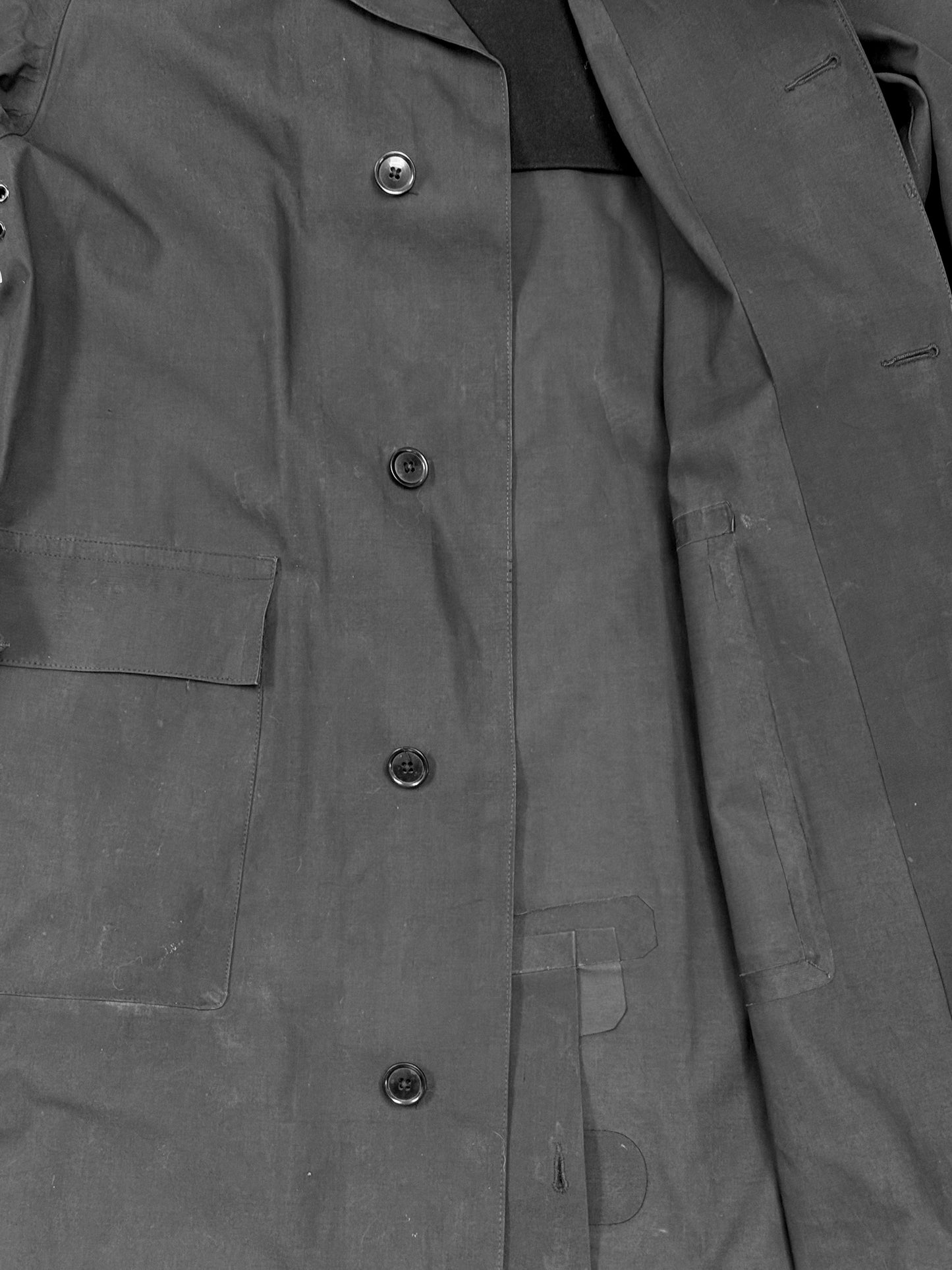 1950s – 1960s British Railways Mackintosh Rubberised Riding Coat