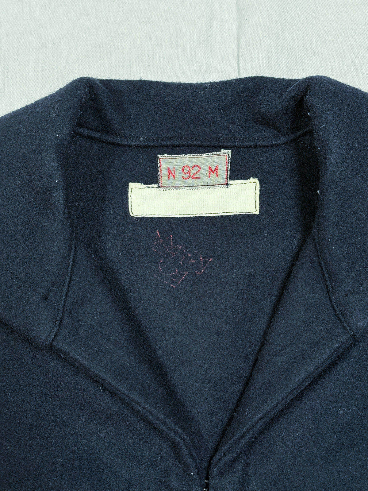1970s–1980s Swedish Navy Wool Sailor Smock
