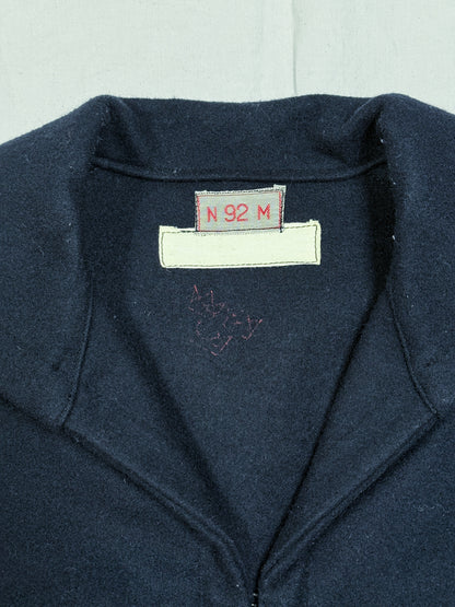 1970s–1980s Swedish Navy Wool Sailor Smock