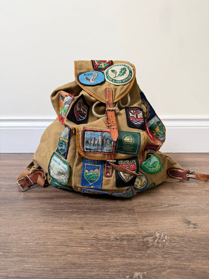 1965–1975 British Lake District Souvenir Patch Hiking Backpack