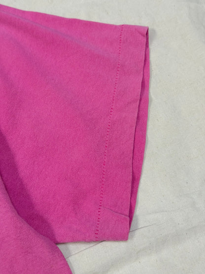 1987 Screen Stars Great Central Railway Run Club T-Shirt – Pink