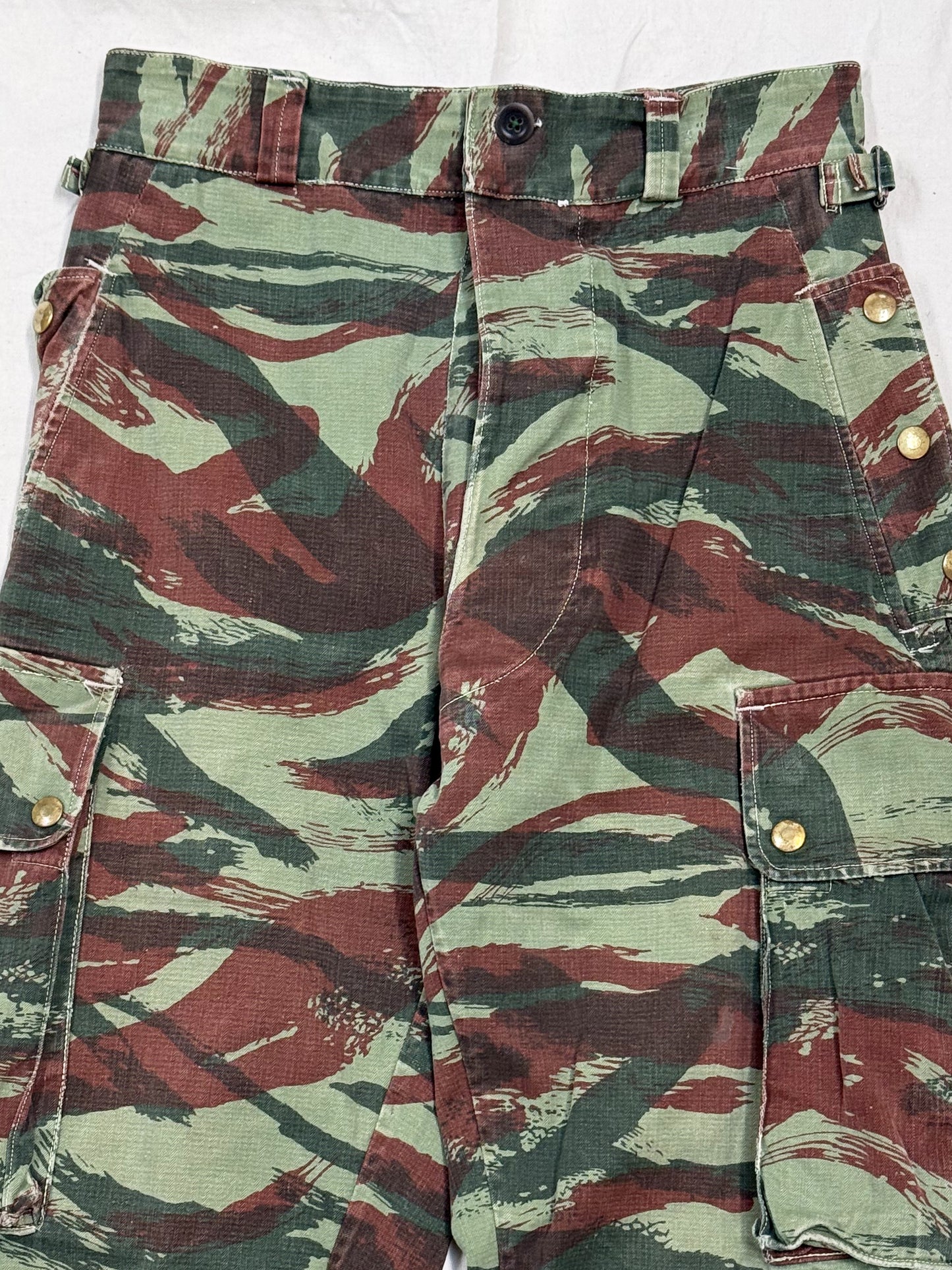 1950s French Army Lizard Pattern Camo Pants