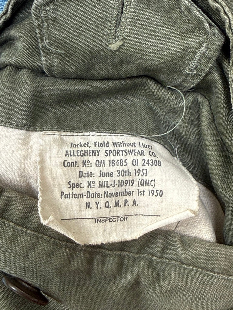 US Army M-1950 Military Field Jacket [Small REG]