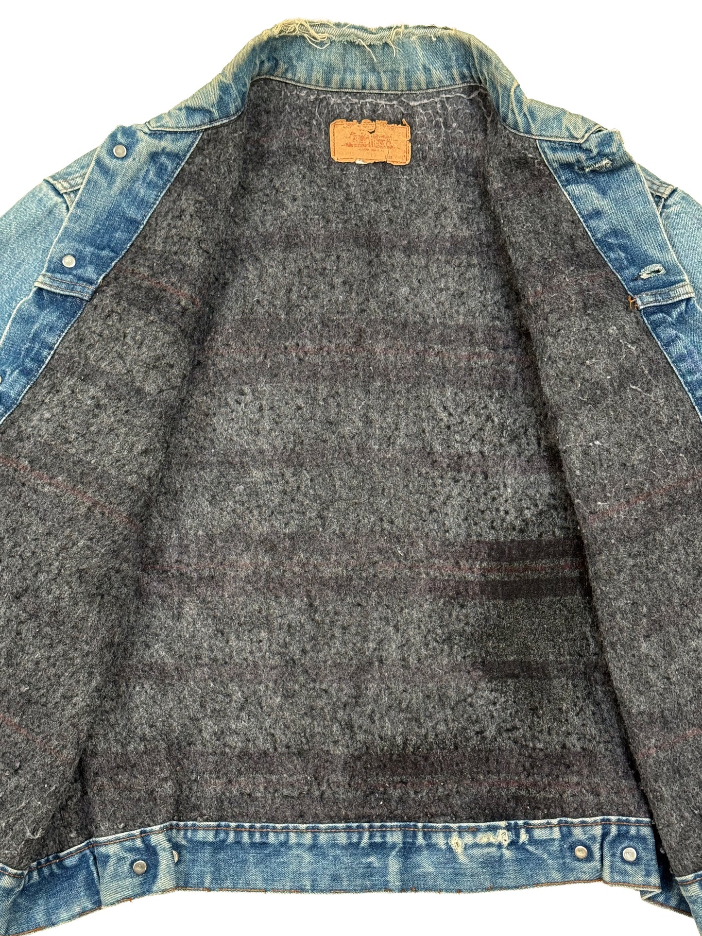 1970s-1980s Levi’s Type III Blanket-Lined Trucker Jacket [42 R]