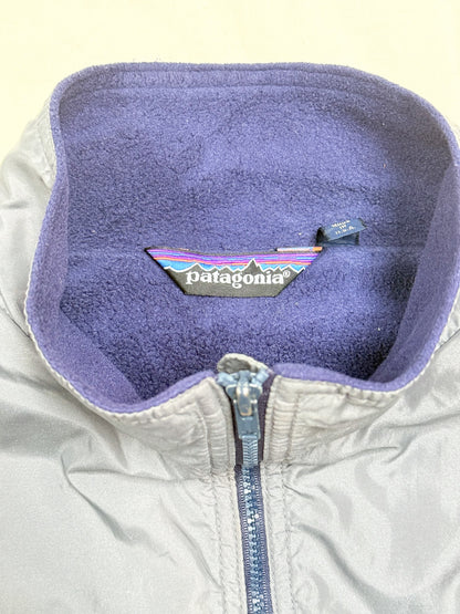 1980s–1990s Patagonia Grey Nylon Fleece Jacket [M]