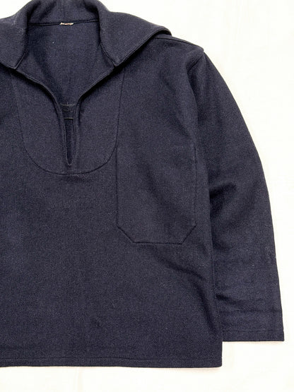 1950s Le Croletais French Navy Wool Sailor Shirt