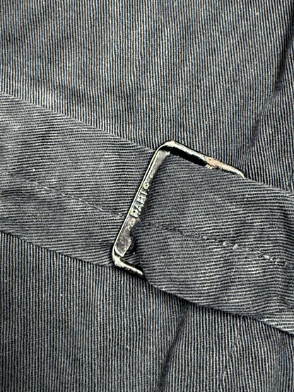 1940s–1950s French Reversible Corduroy & Blue Linen Workwear Vest