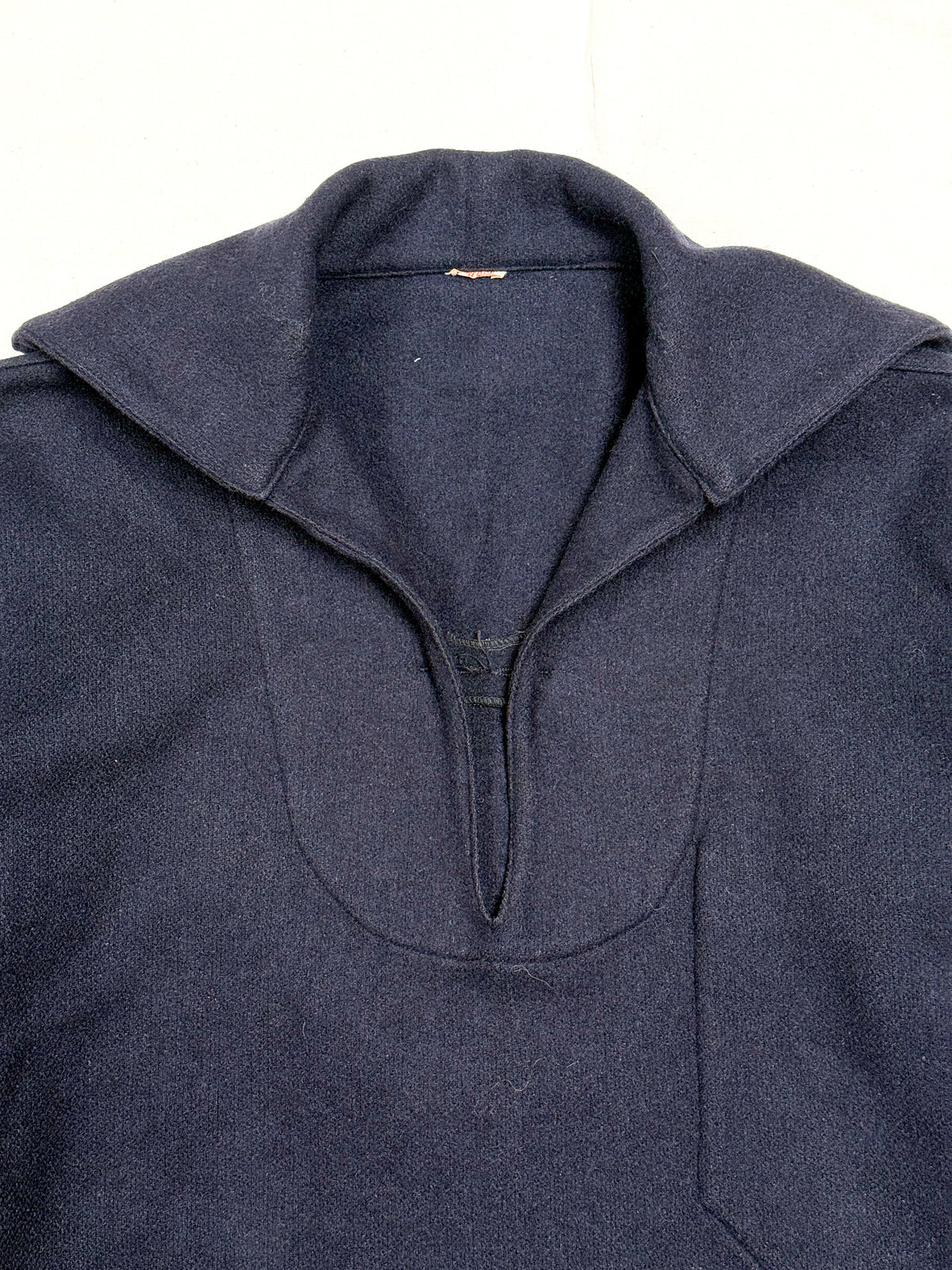 1950s Le Croletais French Navy Wool Sailor Shirt