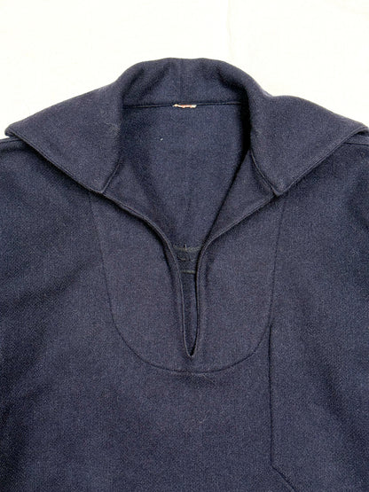 1950s Le Croletais French Navy Wool Sailor Shirt
