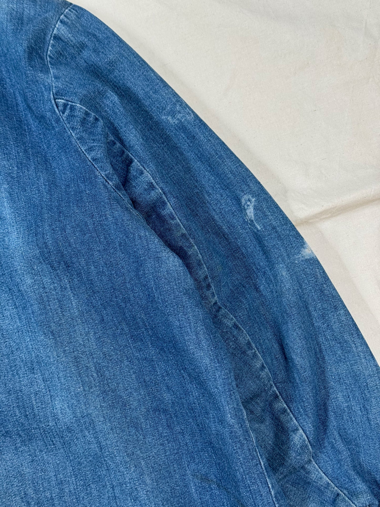 1950s–1960s Wrangler Blanket-Lined Denim Chore Jacket [Size 50]