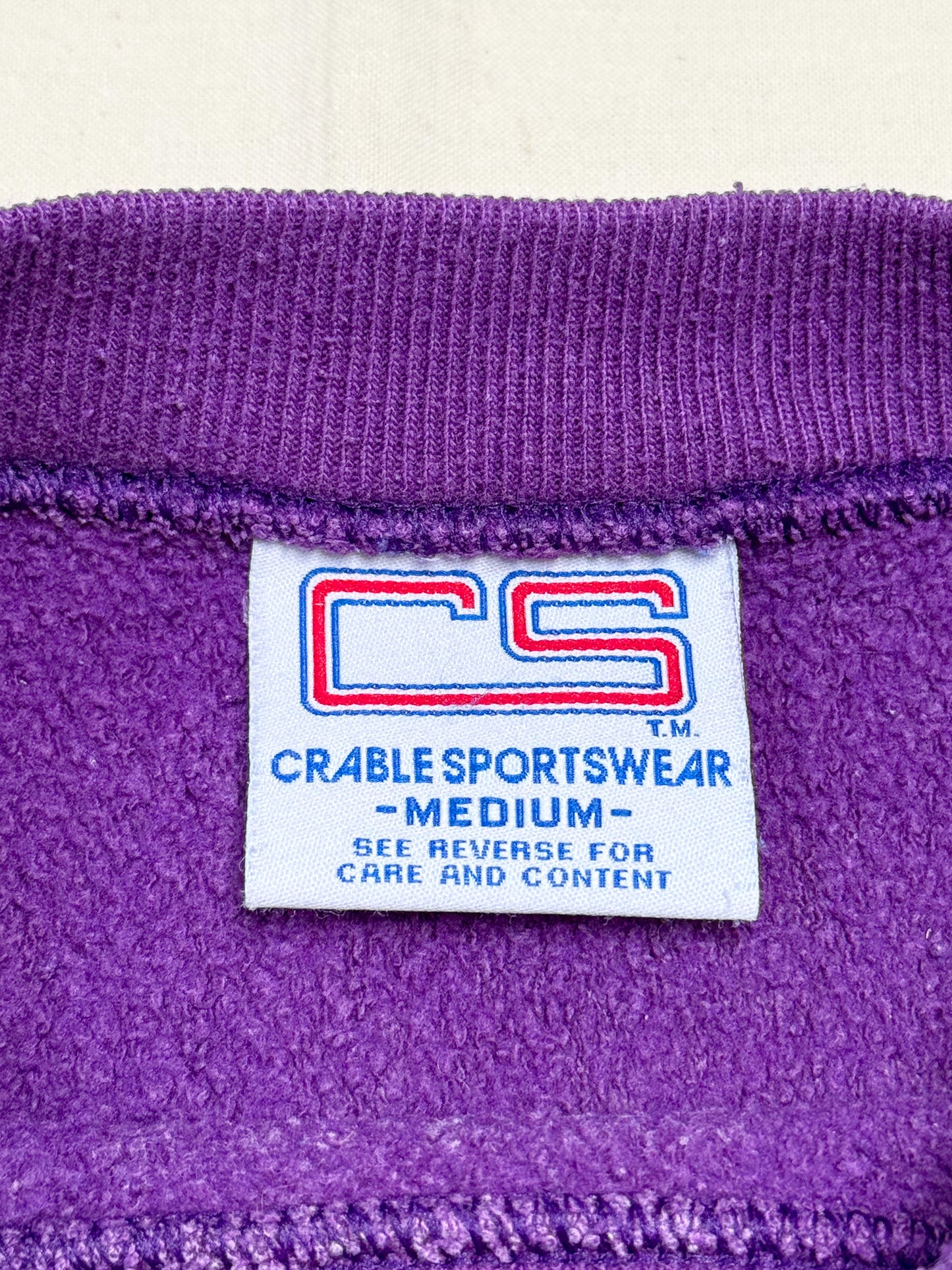 1990s Crable Sportswear Royal Scottish Golf Sweatshirt [M]
