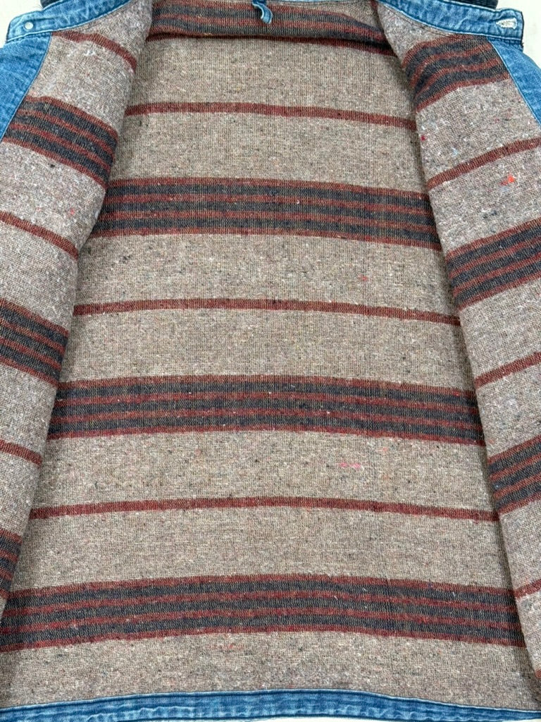 1950s–1960s Wrangler Blanket-Lined Denim Chore Jacket [Size 50]