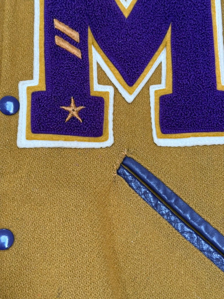 1970s–1980s Taylor Sporting Goods “M” Varsity Jacket [Size 40]
