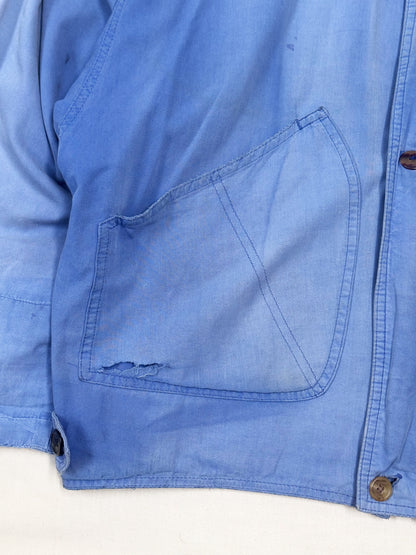 1990s Faded Blue Workwear Jacket