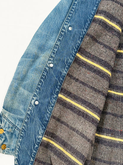 1970s Lee 81-LJ Blanket-Lined Denim Chore Jacket [42 REG]